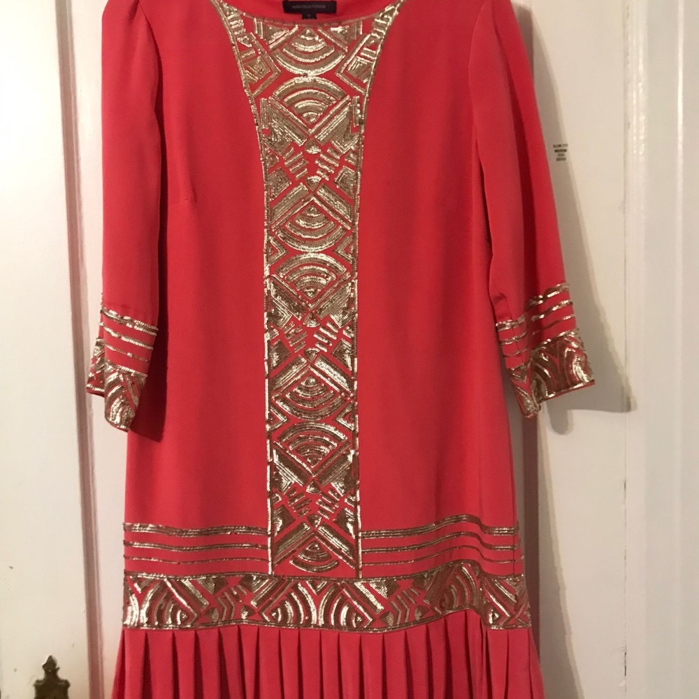Marchesa voyage women dress  dress size 10 coral color